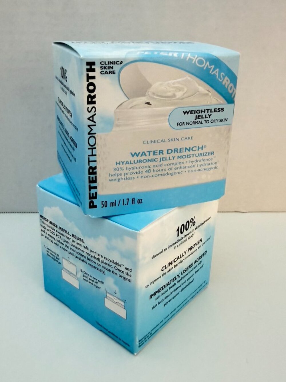 Peter Thomas Roth Water Drench Hyaluronic Cloud Cream 2 Pack NWT